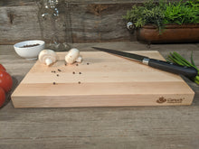 Load image into Gallery viewer, Hard Maple Butcher Block Reversible Canuck Cutting Board - 1 1/4&quot; x 12&quot; x 18&quot;
