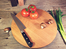 Load image into Gallery viewer, Butcher Block Style Cherry Lazy Susan
