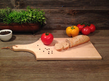Load image into Gallery viewer, Large Hard Maple Reversible Serving Board w/Handle
