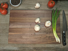 Load image into Gallery viewer, Walnut Butcher Block Reversible Canuck Cutting Board - 3/4&quot; x 12&quot; x 18&quot;
